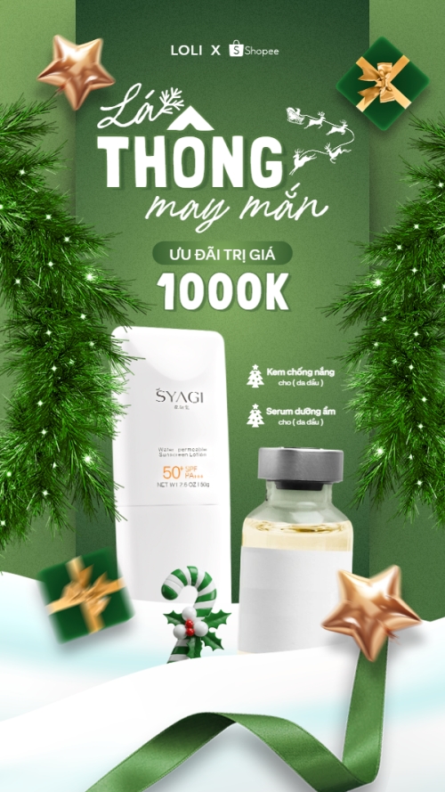 Lá thông may mắn