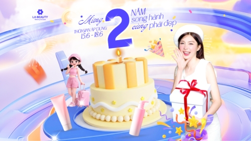Mừng 2 năm song hành cùng phái đẹp