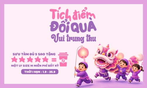 Tích điểm đổi quà vui trung thu