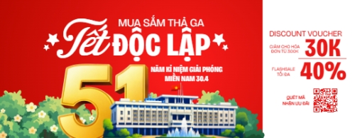Tết Độc Lập mua sắm thả ga