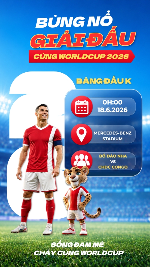 Bùng nổ gaiir đấu cùng Worldcup