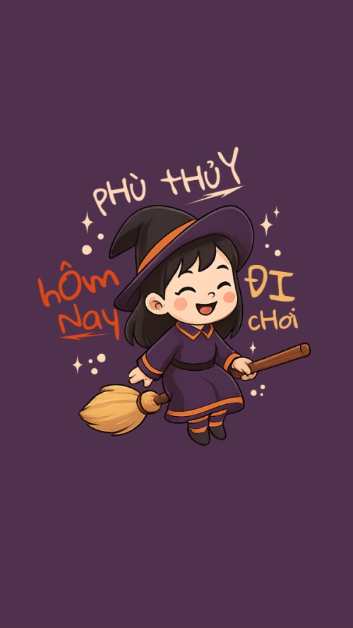 Halloween, lễ hội ma quái, sự kiện, event, dễ thương, cute, chibi, hoạt hình, cartoon