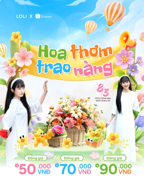 Hoa thơm trao nàng