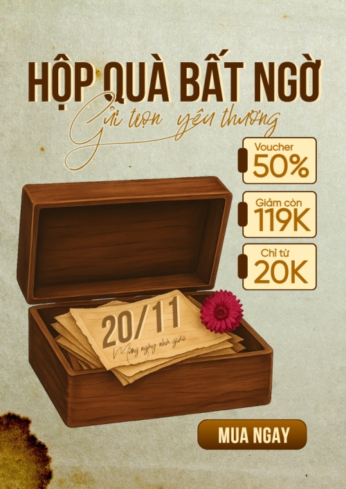 Sale hộp quà bất ngờ 20/11