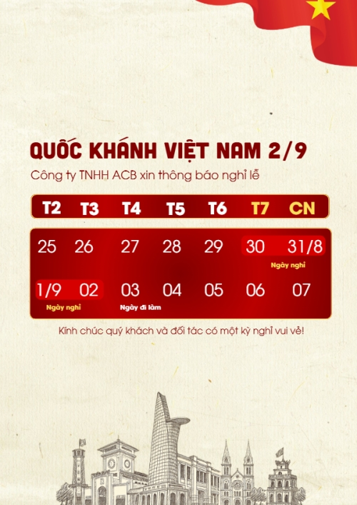 2/9, Quốc Khánh, lễ hội, thông báo, lịch nghỉ, Việt Nam, sự kiện, event, cổ điển, vintage, retro, classic