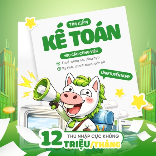 Thông báo tuyển dụng Kế toán