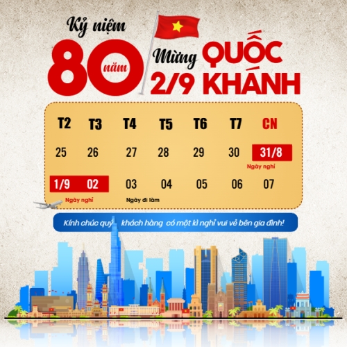 2/9, Quốc Khánh, lễ hội, thông báo, lịch nghỉ, Việt Nam, sự kiện, event, cổ điển, vintage, retro, classic