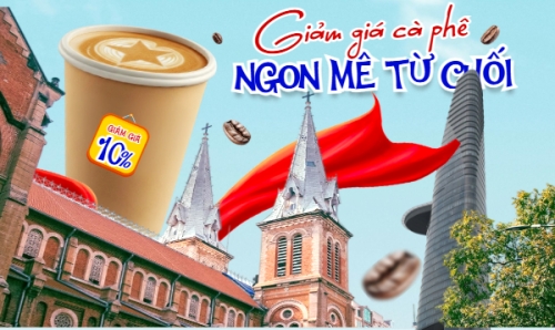 Giảm giá cà phê ngon mê từ chối