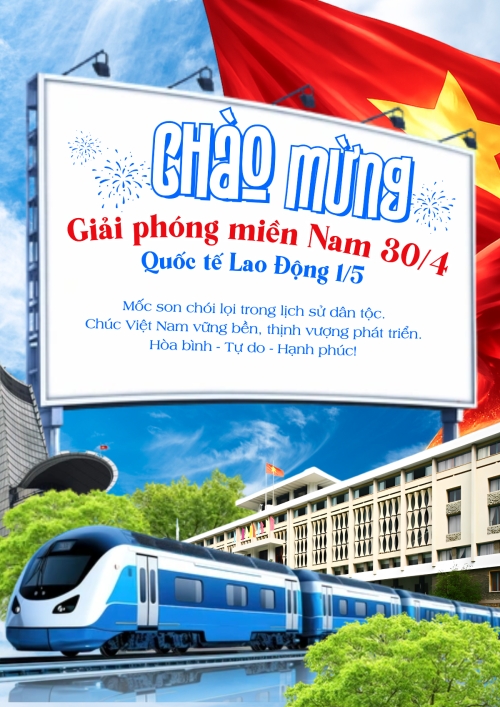 Nhiệt liệt chào mừng ngày Giải phóng miền Nam, thống nhất đất nước