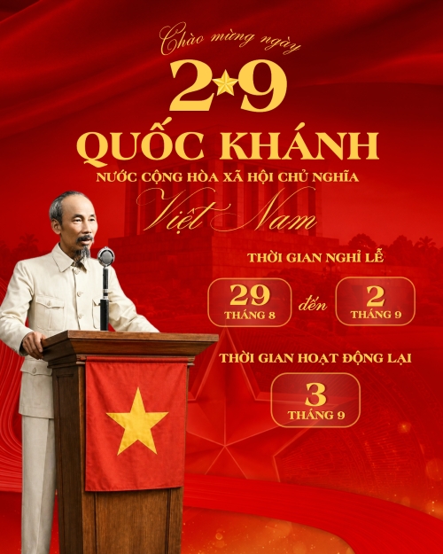 Chào mừng ngày quốc khánh