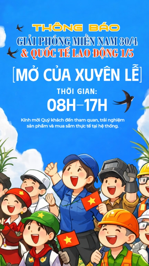 Lịch nghỉ lễ 30/4-1/5