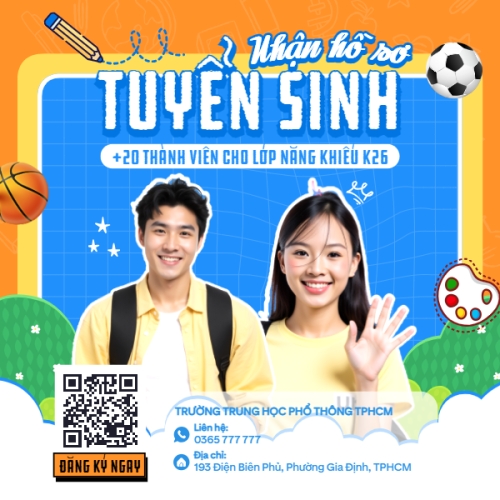 Nhận hồ sơ tuyển sinh