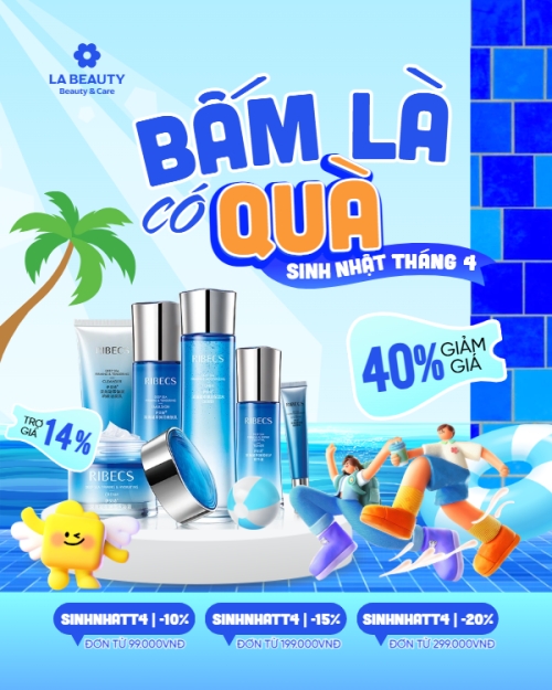 Bám là có quà sinh nhật tháng 4