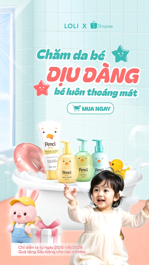 Chăm da bé dịu dàng bé luôn thoáng mát