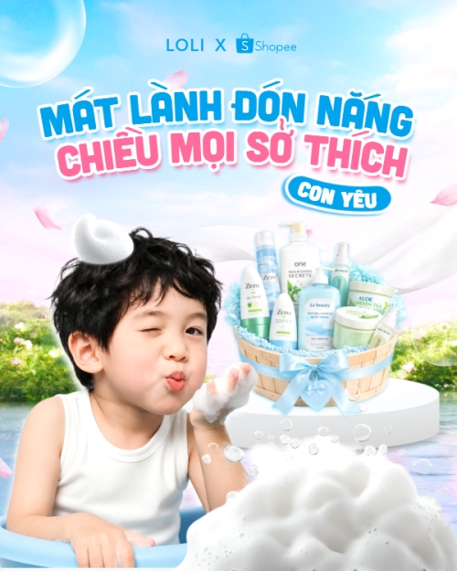 Mát lành đón nắng chiều mọi sở thích con yêu