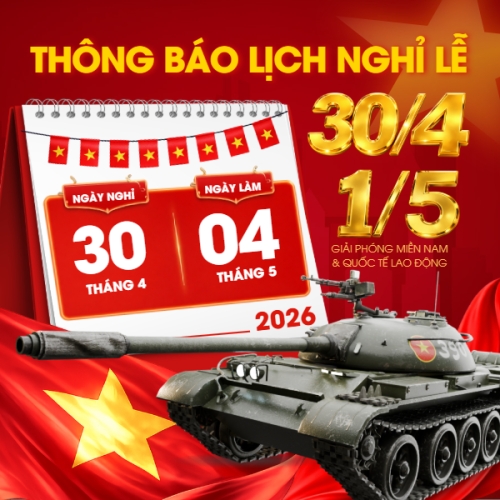 Lịch nghỉ lễ 30/4-1/5