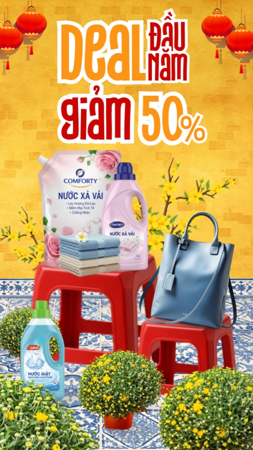 Deal đầu năm giảm 50%