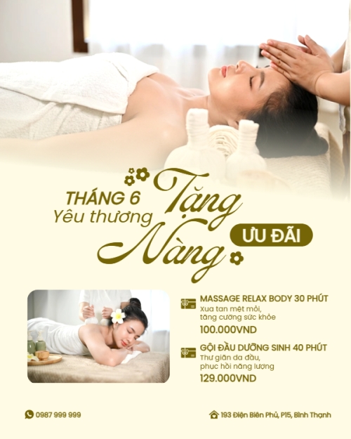 Tháng 6 yêu thương tặng nàng ưu đãi