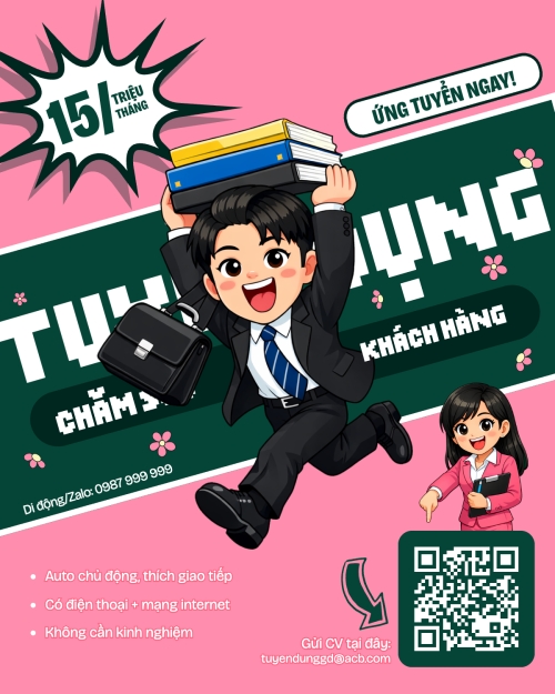 Tuyển dụng chăm sóc khách hàng