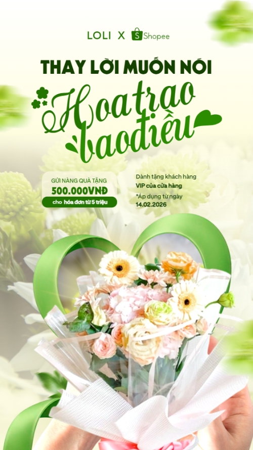 Thay lời muốn nói hoa trao bao điều
