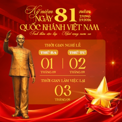 Kỷ niệm 81 năm ngày Quốc khánh Việt Nam