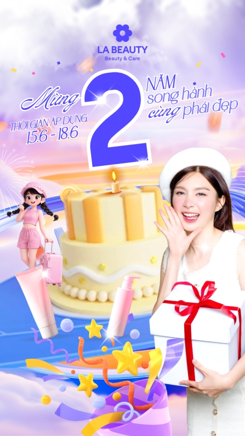 Mừng 2 năm song hành cùng phái đẹp