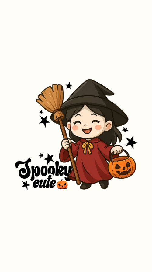 Halloween, lễ hội ma quái, sự kiện, event, dễ thương, cute, chibi, hoạt hình, cartoon