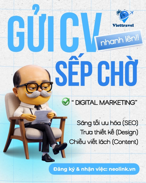 Gửi CV nhanh nhé, sếp chờ