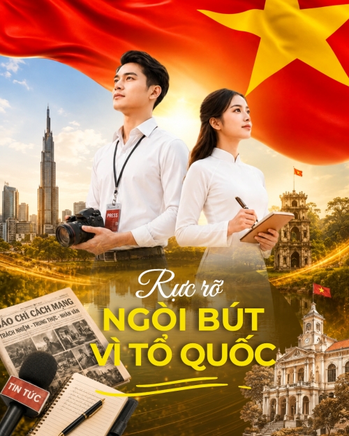 Rực rỡ ngòi bút vì Tổ Quốc