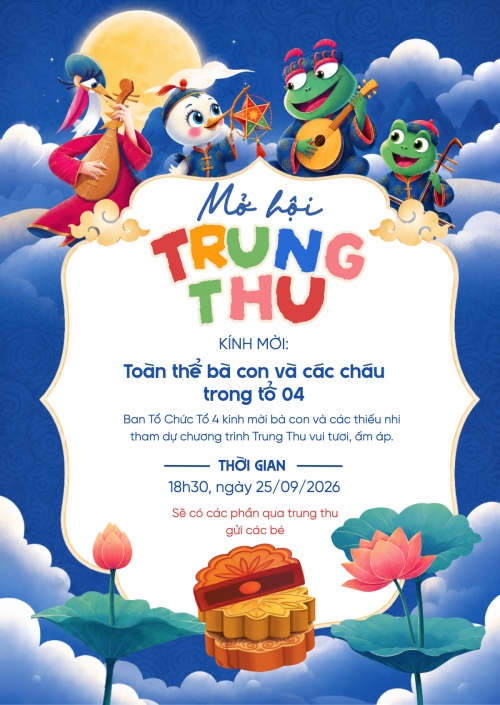 Mở hội trung thu