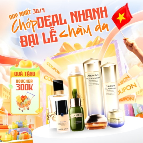 Chớp Deal nhanh đại lễ chăm da