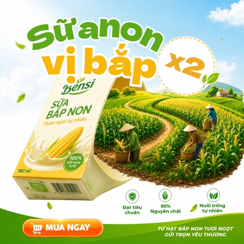 Sữa X2 vị bắp