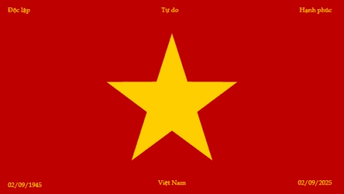 2/9, Quốc Khánh, lễ hội, Việt Nam, sự kiện, hiện đại, modern, đơn giản, simple