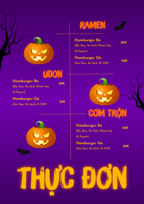 Halloween, đồ ăn, food, thực phẩm, ẩm thực, món ăn, F&B, nhà hàng, thức ăn