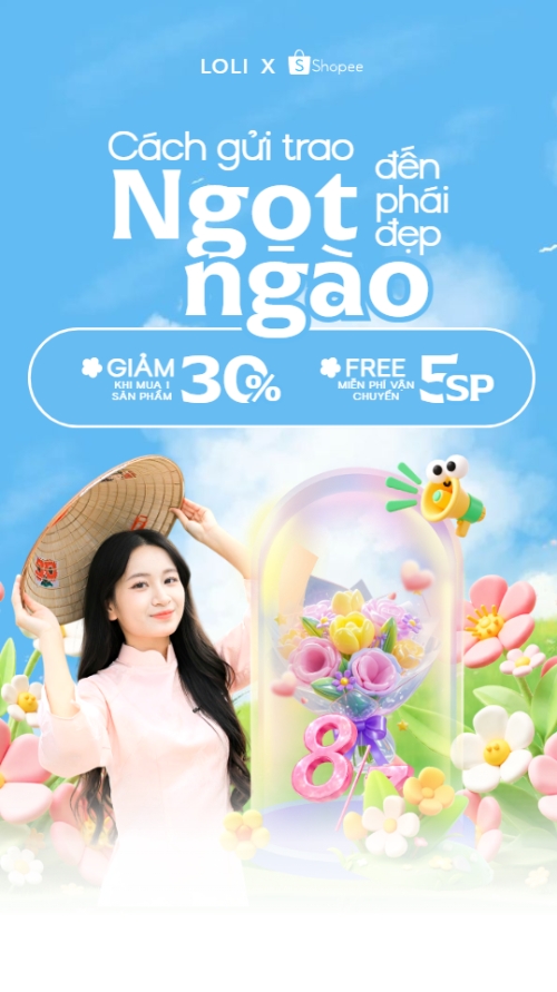 Cách gửi trao ngọt ngào đến phái đẹp