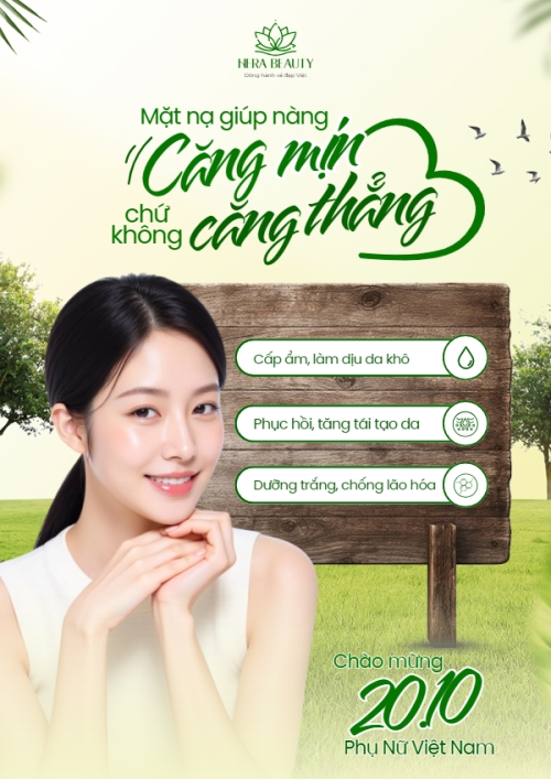 20/10, Ngày phụ nữ Việt Nam, Vietnamese Women's Day, phụ nữ, sự kiện, event, mỹ phẩm, làm đẹp, beauty, hiện đại, modern, hoa lá