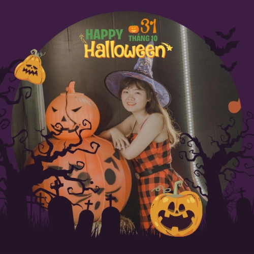 Halloween, lễ hội ma quái, sự kiện, event, dễ thương, cute, chibi, hoạt hình, cartoon
