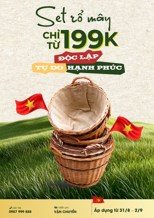2/9, Quốc Khánh, lễ hội, Việt Nam, rổ mây, nông sản, giỏ đan, rattan basket, agriculture, woven basket