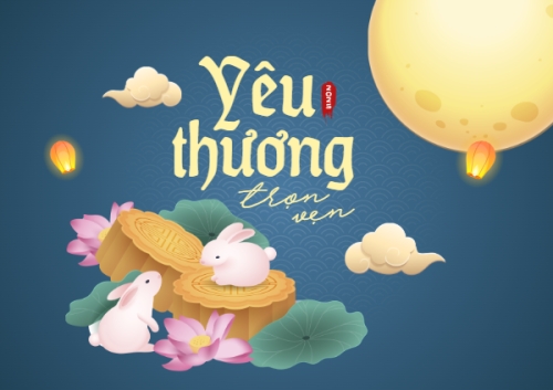Trung thu, Tết Đoàn Viên, mid-autumn festival, sự kiện, event, dễ thương, cute, chibi, hoạt hình, cartoon