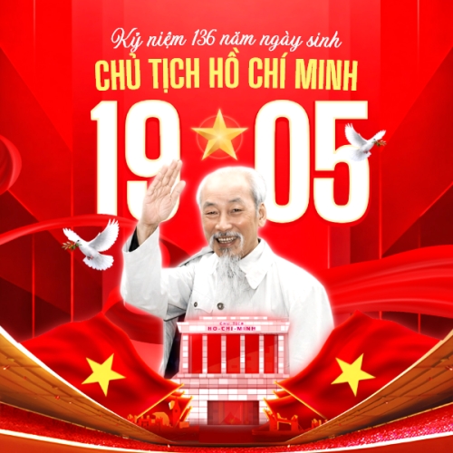 Kỷ niệm 136 năm ngày sinh Chủ tịch Hồ Chí Minh