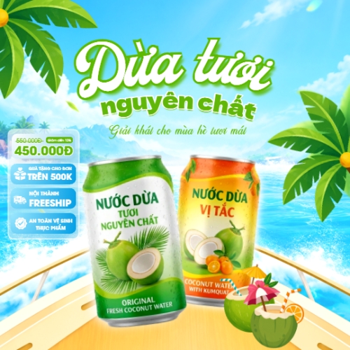 Dừa tươi nguyên chất
