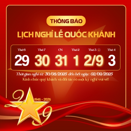 2/9, Quốc Khánh, lễ hội, thông báo, lịch nghỉ, Việt Nam, sự kiện, event, hiện đại, modern