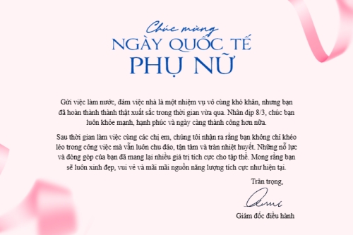 Mừng ngày 8/3 — 2