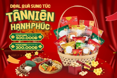 Deal quà sung túc tân niên hạnh phúc