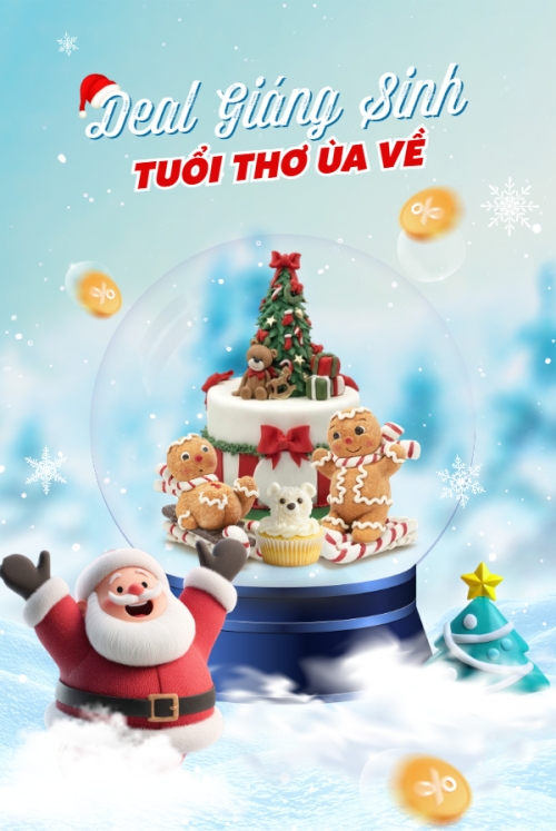 Deal giáng sinh tuổi thơ ùa về