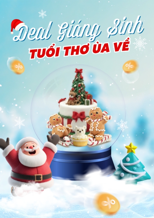 Deal giáng sinh tuổi thơ ùa về