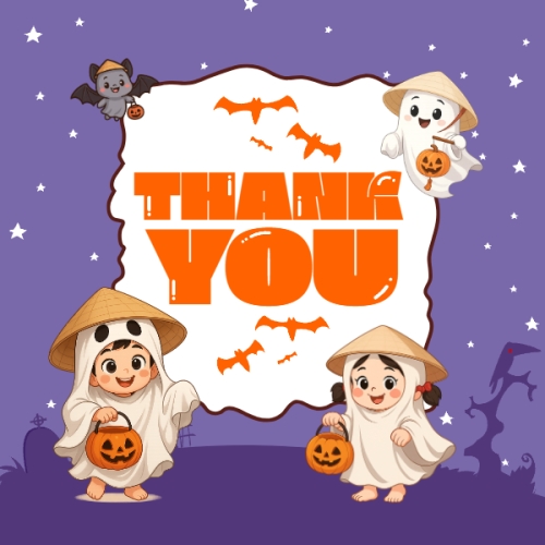 Halloween, lễ hội ma quái, sự kiện, event, dễ thương, cute, chibi, hoạt hình, cartoon