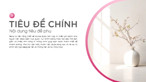 Sắc hồng giản đơn