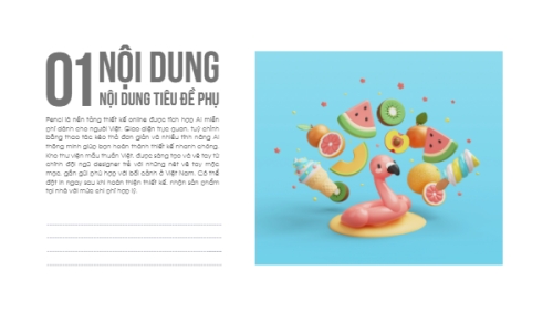 Sắc màu tươi trẻ