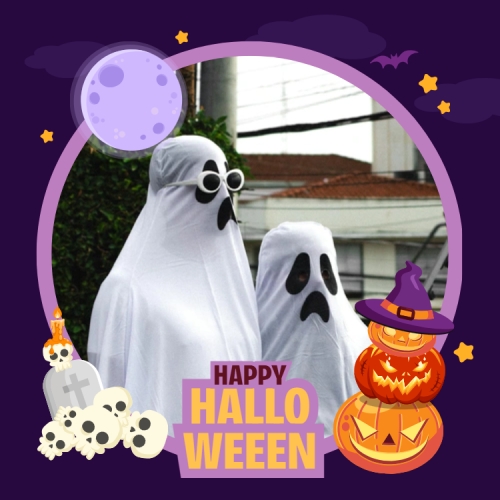 Halloween, lễ hội ma quái, sự kiện, event, dễ thương, cute, chibi, hoạt hình, cartoon
